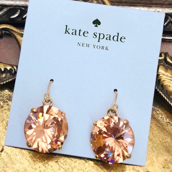 KATE SPADE • Shine On French Wire Champagne Earrings - Picture 3 of 3